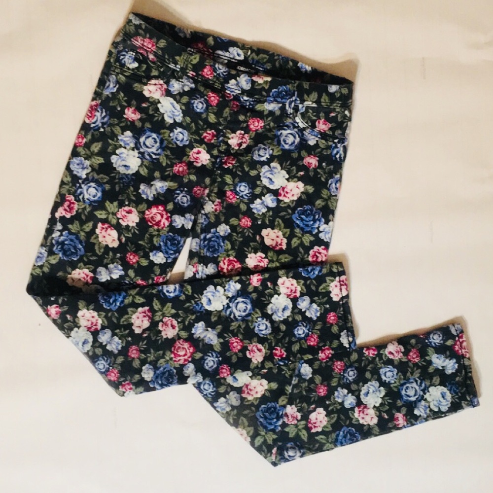 Girl flower jeans
